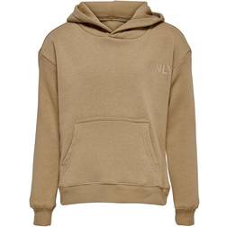 Only Solid Color Hoodie - Beige/Burro (15247208)