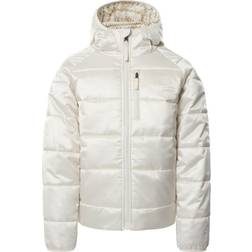 The North Face Kid's Printed Reversible Perrito Insulated Jacket - Gardenia White/Metallic