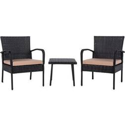 Safavieh Moore Outdoor Lounge Set, 1 Table incl. 2 Chairs