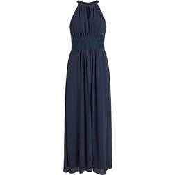 Vila Vimilina Halterneck Maxi Dress - Total Eclipse