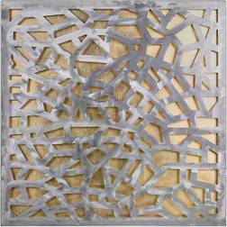 Empire Art Direct Gold Enigma Polished Steel Gold Leaf 3D Abstract Metal Wall Art Wall Decor 32x32"