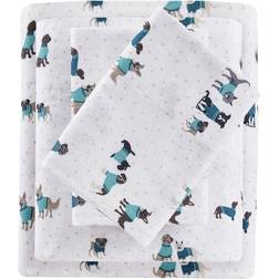 Intelligent Design Cozy Dog Bed Sheet Blue (243.84x167.64)