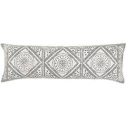 Safavieh Valenti Oblong Complete Decoration Pillows Black, Beige (91.44x30.48)