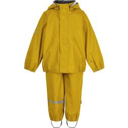 Mikk-Line PU Rain Set with Suspenders - Sunflower (33145)