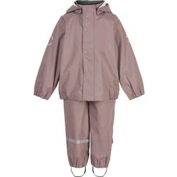 Mikk-Line Rainwear Jacket And Pants - Adobe Rose (33144)