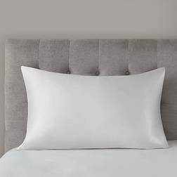 Madison Park Mulberry Silk Pillow Case White (91.44x50.8cm)