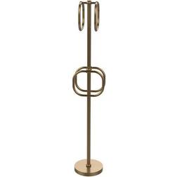 Allied Brass Towel Stand with 4 Integrated Towel Rings (TS-40T-BBR)