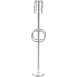 Allied Brass Towel Stand with 4 Integrated Towel Rings (TS-40T-PC)