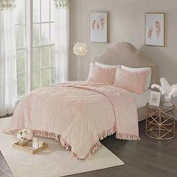 Madison Park Laetitia Bedspread Pink (228.6x228.6cm)