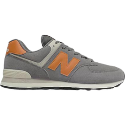 New Balance 574 M - Grey with Orange