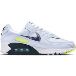 Nike Air Max 90 M - White/Volt/Football Grey/Blackened Blue