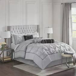 Madison Park Laurel Bedspread Grey (264.16x233.68cm)