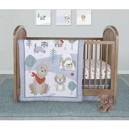 Sammy & Lou Fur-Ever Friends 4-Piece Crib Bedding Set