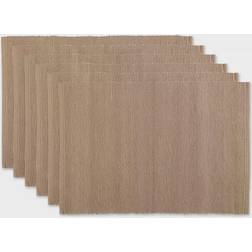 Design Imports Ribbed Bordstablett Brun (48.26x33.02cm)