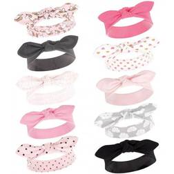 Hudson Knot Bow Headbands 10-pack - Pink Unicorn