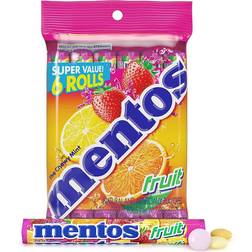 Mentos Chewy Mint Rolls Fruit 225g 6pcs