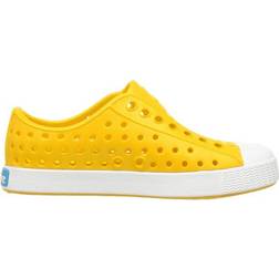 Native Big Kid's Jefferson - Crayon Yellow/Shell White