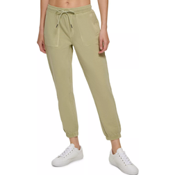 Calvin Klein Performance Women's Garment Dye Smocked Waist Joggers - Sprig