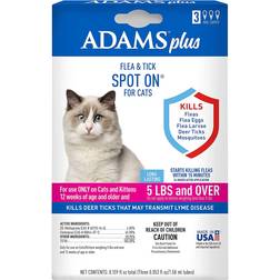 Adams Flea & Tick Spot On for Cats 5 lbs & Over