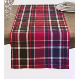 Saro Lifestyle Jarret Collection Tablecloth Red (182.88x40.64cm)