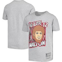 Mitchell & Ness Portland Trail Blazers Hardwood Classics King of the Court Player T-shirt Bill Walton 32. Youth