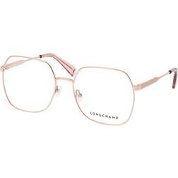 Longchamp LO2148 770 da Vista Rose-Oro per Uomo (Solo Montatura)