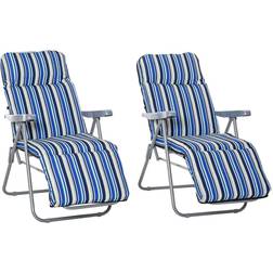 OutSunny Foldable Sun Lounger