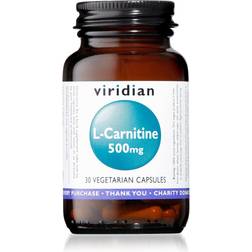 Viridian Nutrition L-Carnitine, 500mg, 30 VCapsules