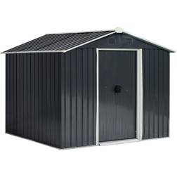 OutSunny Garden Storage Shed Sliding Door Outdoor