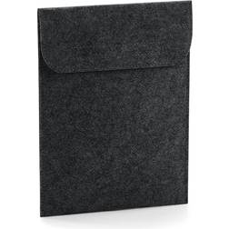 BagBase Felt iPad Slip Case (One Size) (Charcoal Melange)