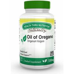 Health Thru Nutrition Oil of Oregano Immune Support 150 mg. 120 Softgels 120 pcs