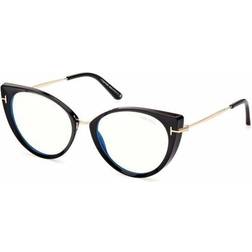 Tom Ford FT 5815-B 001, including lenses, BUTTERFLY Glasses, FEMALE