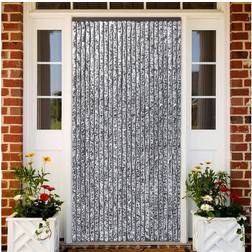 vidaXL Insect Curtain Brown and Beige 90x220 cm Chenille