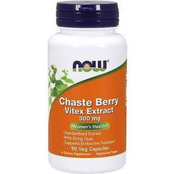 Now Foods Kyskhedsbær Vitex Ekstrakt 300 mg 90 Kapsler 90 stk