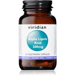 Viridian Nutrition Alpha Lipoic Acid, 200mg, 30 Capsules 30 pcs