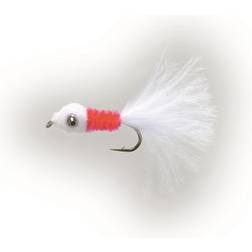 Unique Flies Poppy Nobbler White/Red Daiichi 1710 #8