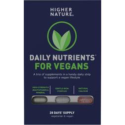 Higher Nature Daily Nutrients for Vegans 28 Capsules