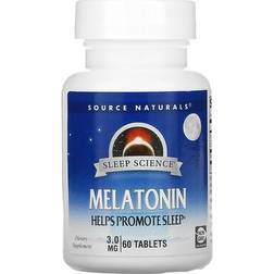 Source Naturals Melatonin 3 mg 60 Tablets