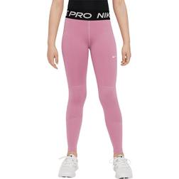 Nike Youth Pro Dri-FIT Leggings - Elemental Pink/White