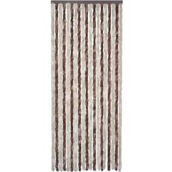 vidaXL Insektgardin beige og lysebrun 90 x 220 cm chenille