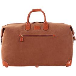 Bric's Life 20202 56CM WEEKENDER Brown Pvc With Cotton-Viscose Flock And Leather 55(h) x 32(w) x 20(d) cm