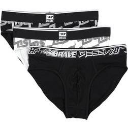 Diesel Lot De Trois Slips - Noir