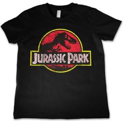 Jurassic Park Børn Distressed Logo T-shirt til børn Unisex