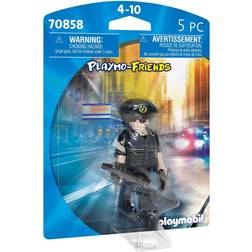 Playmobil 70858 Playmo-Friends Police Officer 3-Inch Action Figure