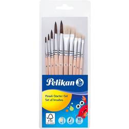 Pelikan 700405, Penselset, Diverse, Ponnyhår, 10 styck