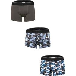 Tom Franks Mens Camo Boxer Shorts (Pack Of 3) (Blue Camo)