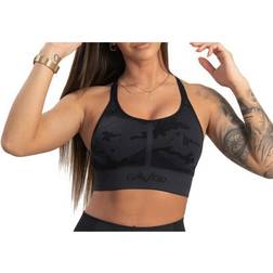 Gavelo Seamless Anthracite Sports Bra Dark Grey Female