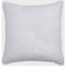 Levtex Home Pom Pom Pillow Case White (66.04x66.04cm)