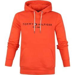 Tommy Hilfiger Flex Fleece Logo Hoodie - Hawaiian Coral