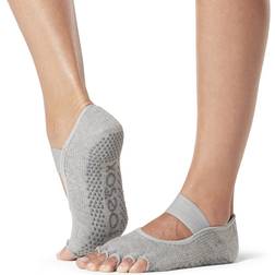 ToeSox Womens/ladies Mia Nude Half Toe Socks (black)